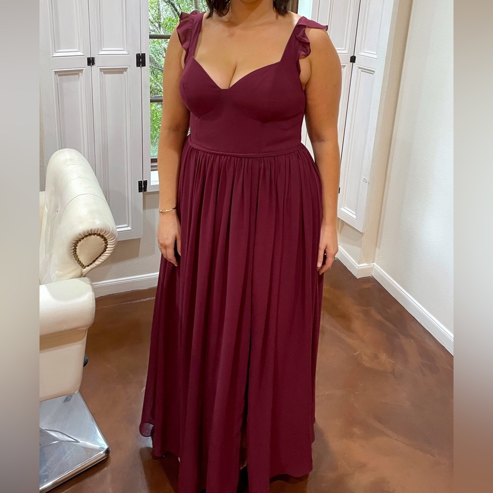 Maroon Formal Gown